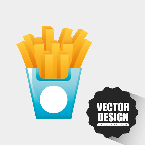 Diseño de comida rápida — Vector de stock