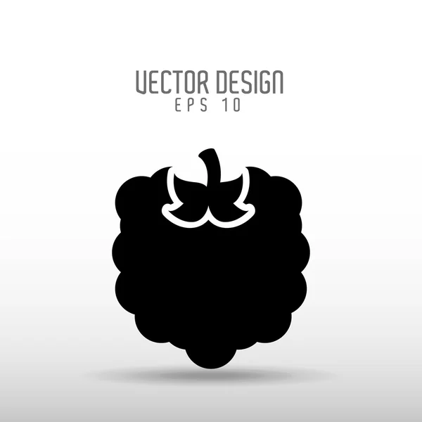 Delicioso diseño de frutas — Vector de stock