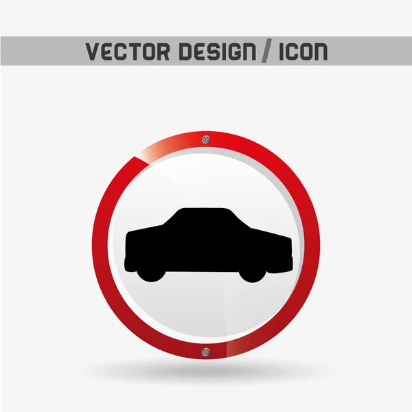 Dopravní signál designu — Stockový vektor