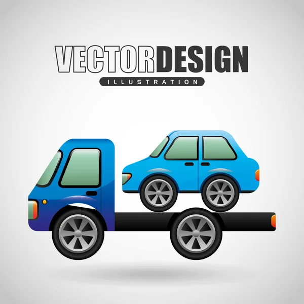 Diseño de icono de coche — Vector de stock