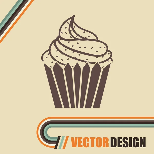 Icône de boulangerie design — Image vectorielle