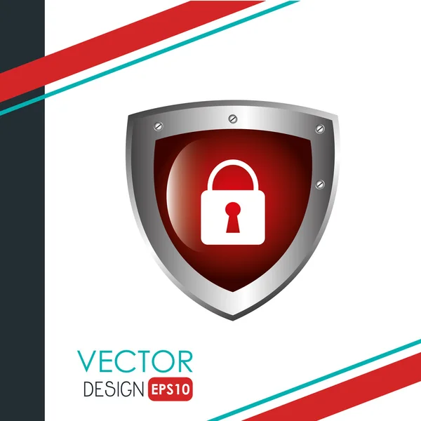 Security systemdesign — Stock vektor