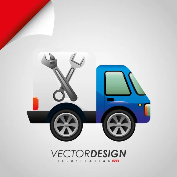 Diseño de icono de coche — Vector de stock