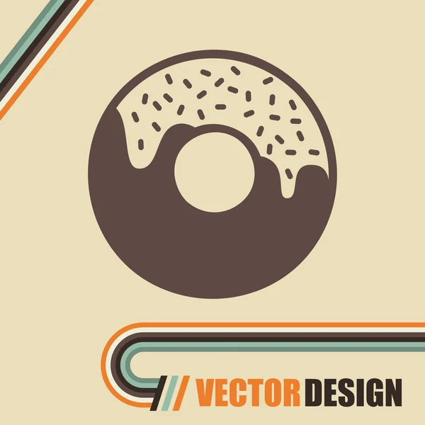 Icône de boulangerie design — Image vectorielle