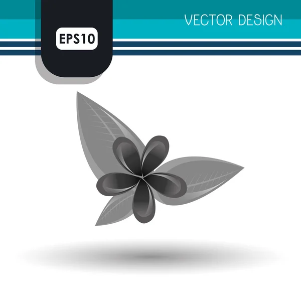 Diseño de icono de flor — Vector de stock