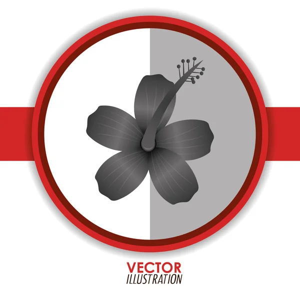 Design de ícone de flor — Vetor de Stock