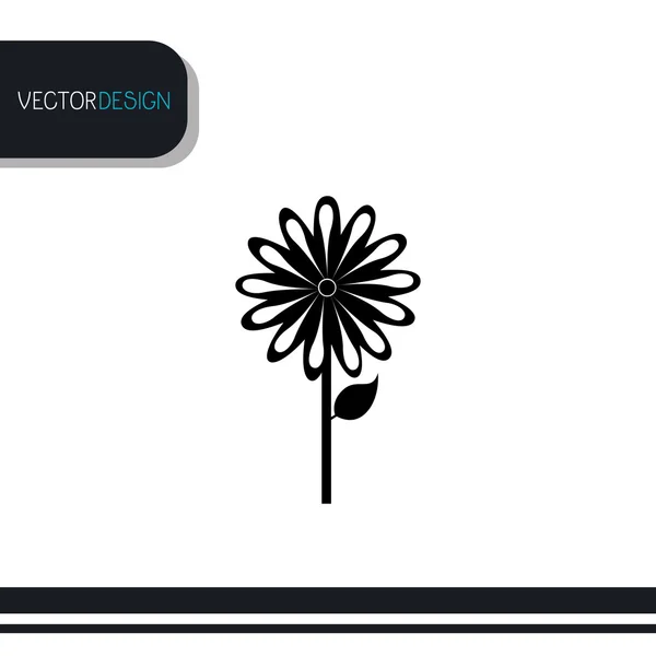 Diseño de icono de flor — Vector de stock