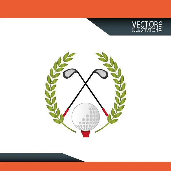 Golf club design — Stock vektor