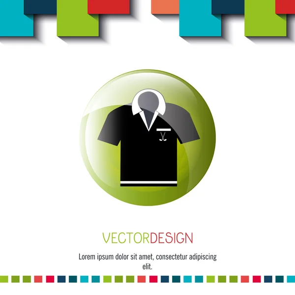 Golfclub-Design — Stockvektor