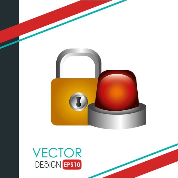 Security system design — Stock Vector