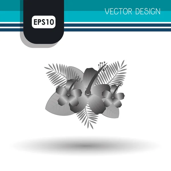 Design de ícone de flor — Vetor de Stock