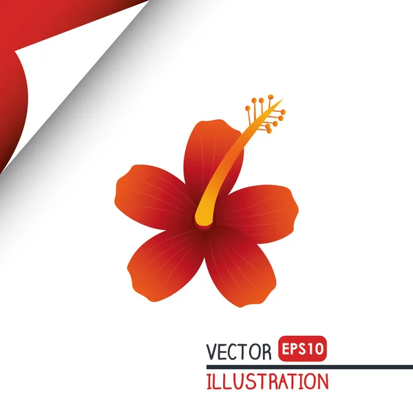 Design icona fiore — Vettoriale Stock