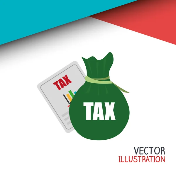 Tax time design — Stock Vector