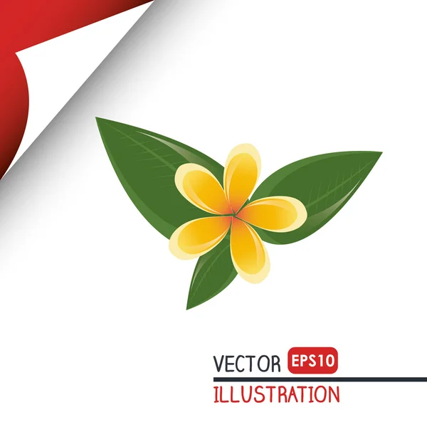 Kwiat ikona designu — Wektor stockowy