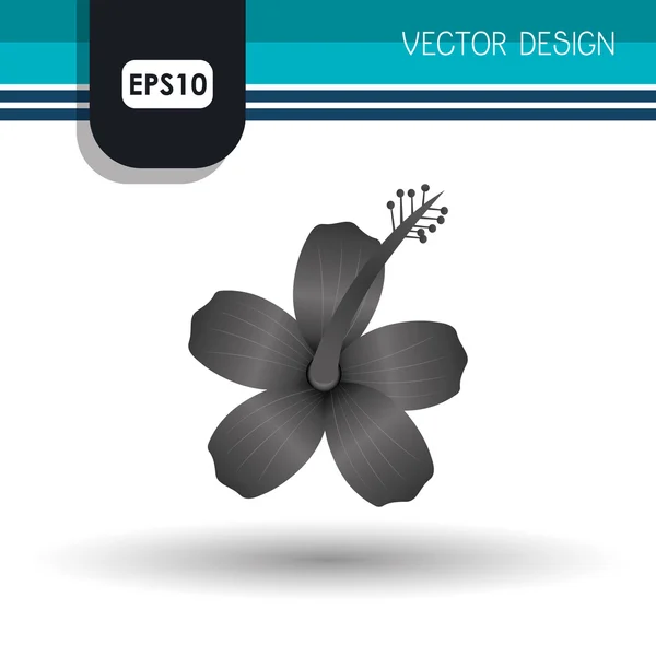 Design de ícone de flor — Vetor de Stock