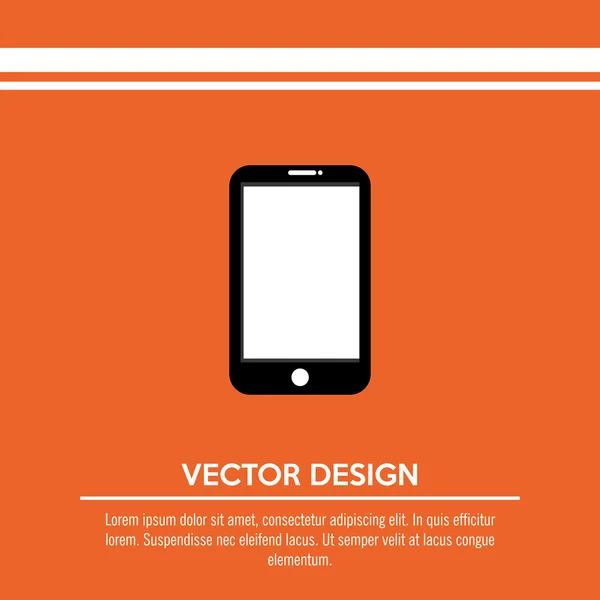 Diseño de tecnología portátil — Archivo Imágenes Vectoriales