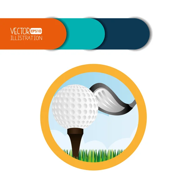 Projekt Golf club — Wektor stockowy