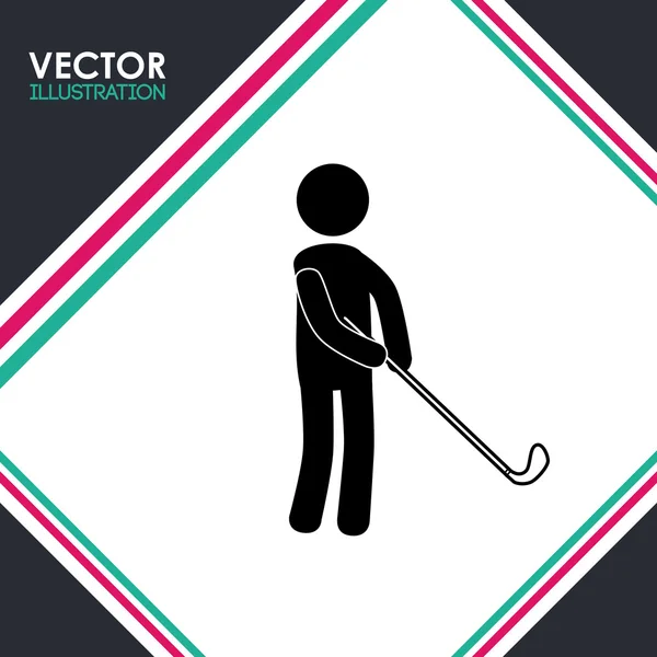 Golf club design — Vector de stoc