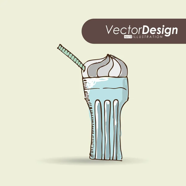 Delicioso diseño de café — Vector de stock