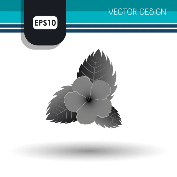 Diseño de icono de flor — Vector de stock