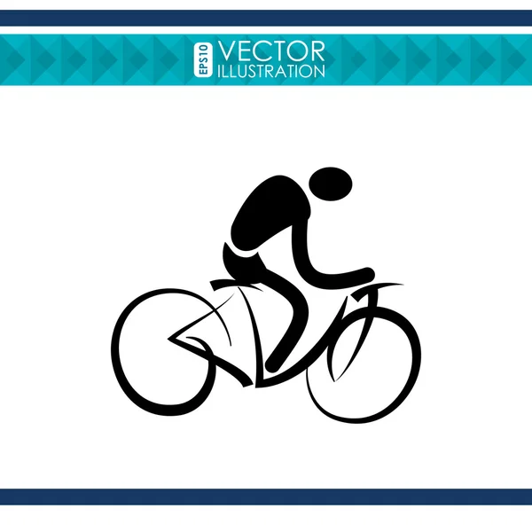 自行车的图标设计 — 图库矢量图片