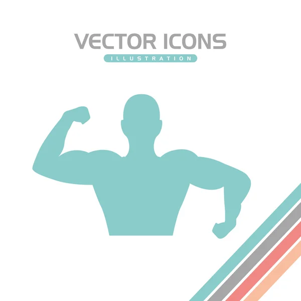 Fitnesssport — Stockvektor