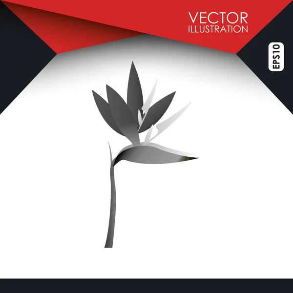 Design de ícone de flor — Vetor de Stock