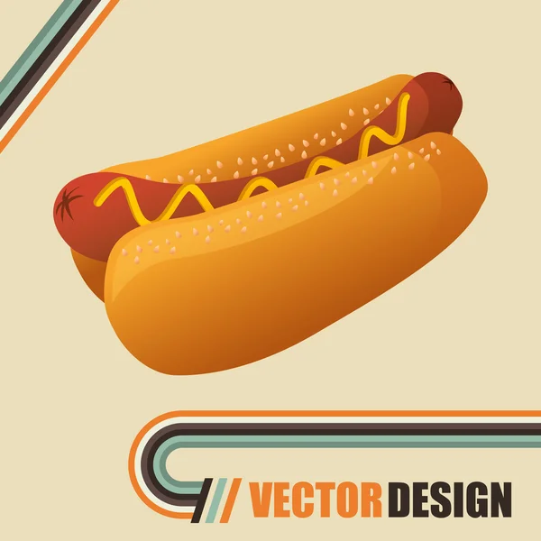 Design de comida vegetariana — Vetor de Stock