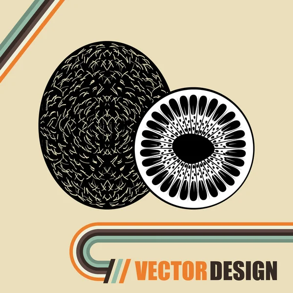 Délicieux design de fruits — Image vectorielle