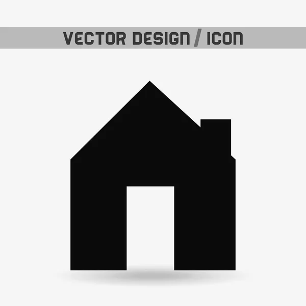 집 아이콘 디자인 — 스톡 벡터