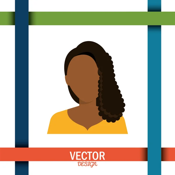 Avatar person design — Stock vektor