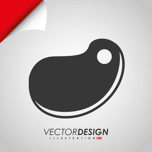 Grill ikona designu — Wektor stockowy
