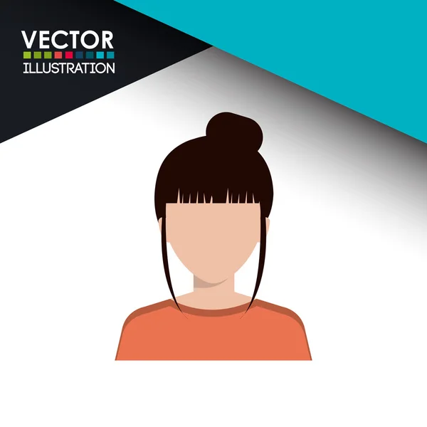 Avatar person  design — Stock Vector