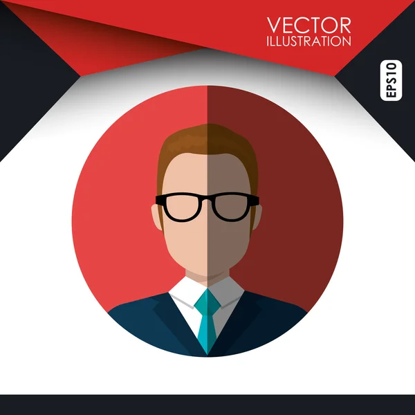 Avatar persoon ontwerp — Stockvector