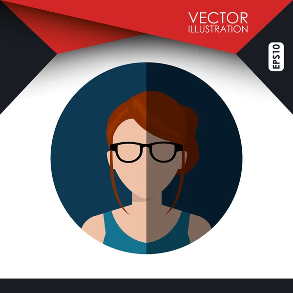 Avatar person  design — Stock Vector
