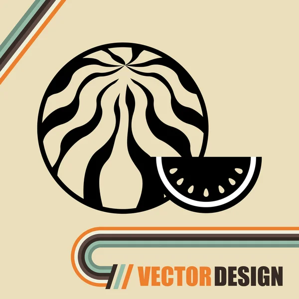 Leckeres Fruchtdesign — Stockvektor