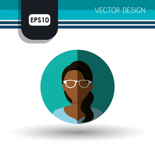 Avatar person  design — Stock Vector