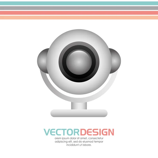 Diseño de tecnología portátil — Vector de stock