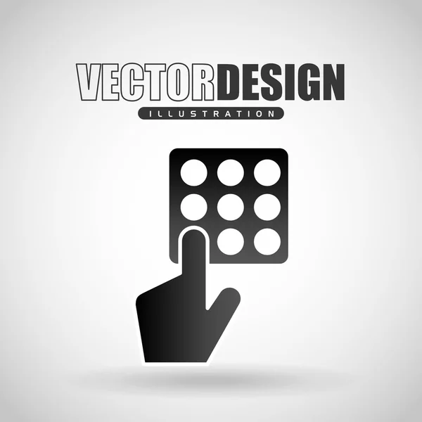 Diseño del sistema de seguridad — Vector de stock