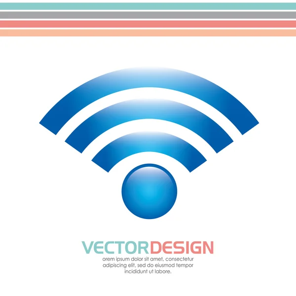 Diseño de tecnología portátil — Vector de stock