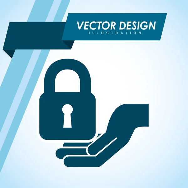 Security systemdesign — Stock vektor