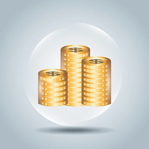 Money icon design — Stock Vector