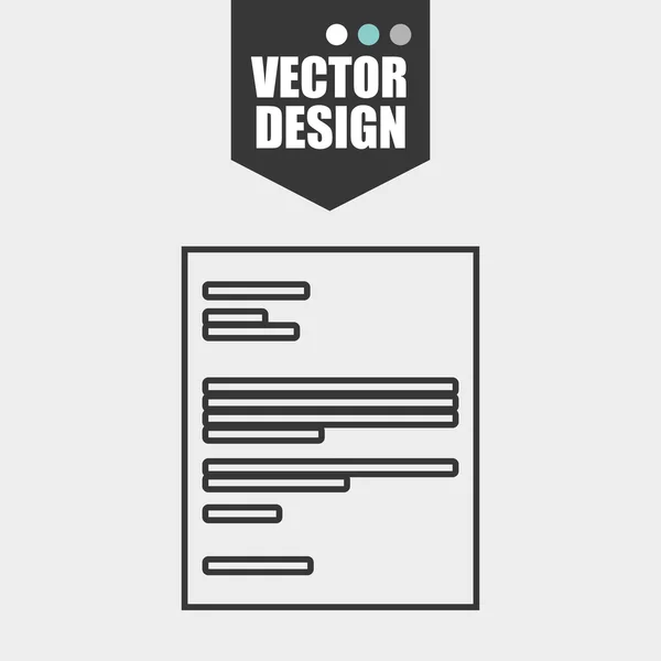 Ufficio e business icon design — Vettoriale Stock