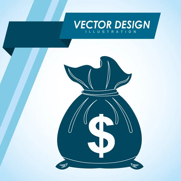 Diseño de icono de dinero — Vector de stock