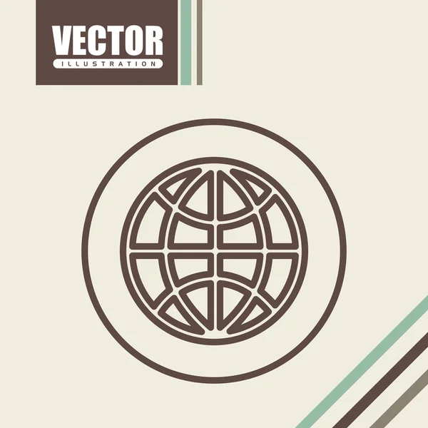 Irodai és üzleti ikon tervezés — Stock Vector