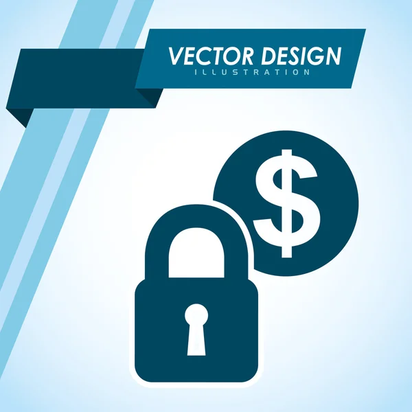 Design de ícone de dinheiro — Vetor de Stock