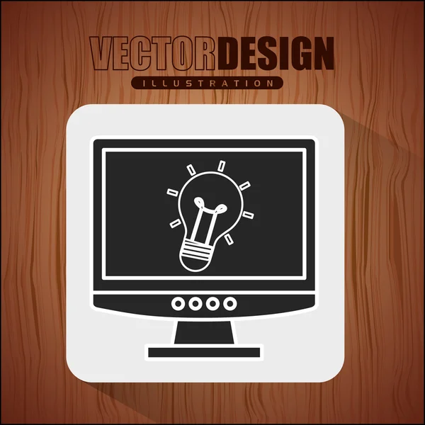 Diseño de iconos de oficina y negocios — Vector de stock