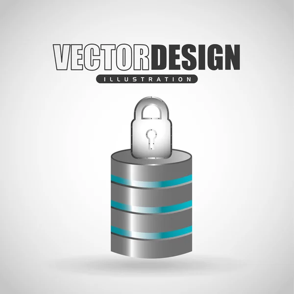 Projekt systemu bezpieczeństwa — Wektor stockowy