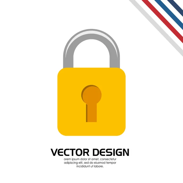 Biztonsági rendszer tervezése — Stock Vector