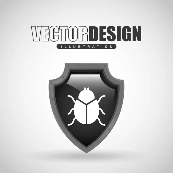 Diseño del sistema de seguridad — Archivo Imágenes Vectoriales